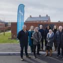 The opening ceremony of Castlethorpe's new affordable housing development